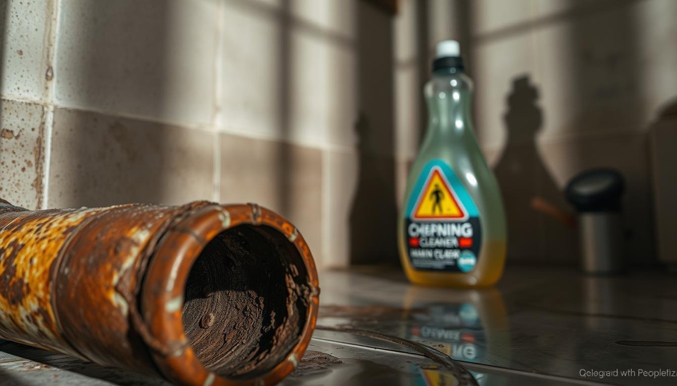 Chemische Rohrreiniger verursachen Rohrbeschädigung Chemische Rohrreiniger verursachen Rohrbeschädigung