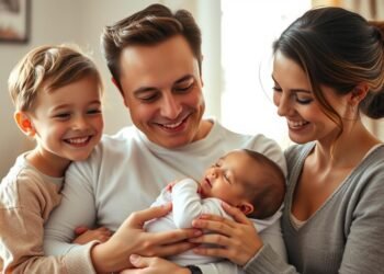 Elon Musk Kinder Familienfoto