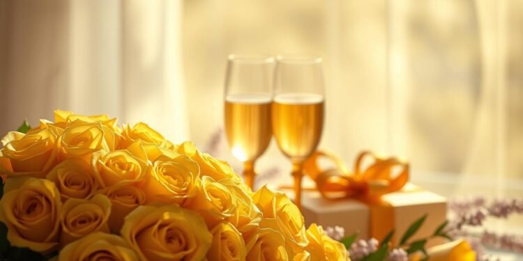 Goldene Hochzeit Geschenk