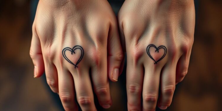 Partner Tattoo Liebesdesigns