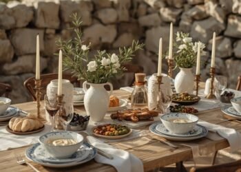 Griechische Hochzeit zu Hause: Rezepte & Ideen