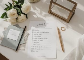 Hochzeitsfeier Checkliste: So geht Planung ohne Chaos