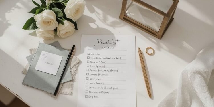 Hochzeitsfeier Checkliste: So geht Planung ohne Chaos