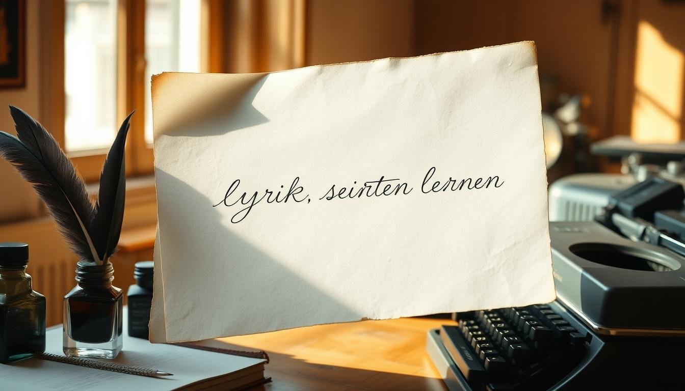 lyrik schreiben lernen