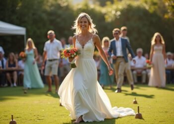 Outdoor-Spiele für die perfekte Hochzeitsfeier