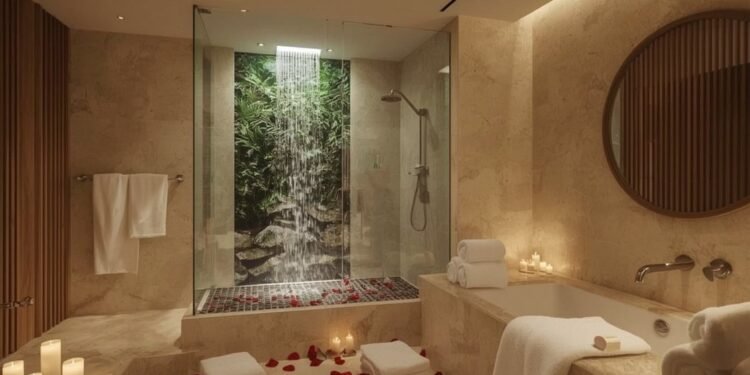 Wellness-Badezimmer: Honeymoon-Feeling zuhause